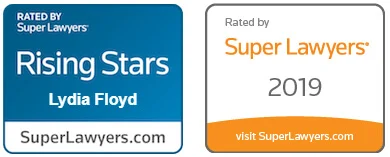 Super Lawyers Rising Stars and Super Lawyers 2019 badges